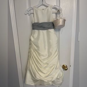 White Flowergirl Dress with Basket